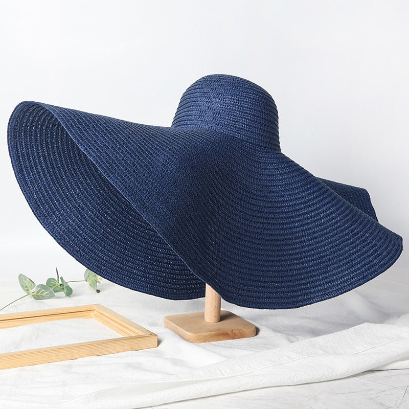 Chapeau de Paille Tressé XXL Femme | La Parisienne - Image 5