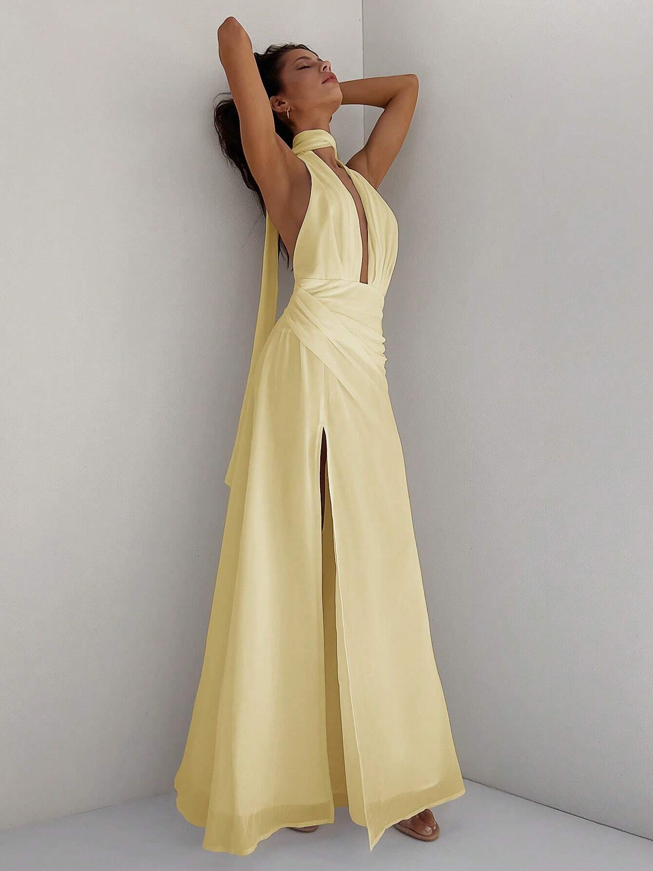 Robe Evasée Mousseline Femme | La Parisienne - Image 18