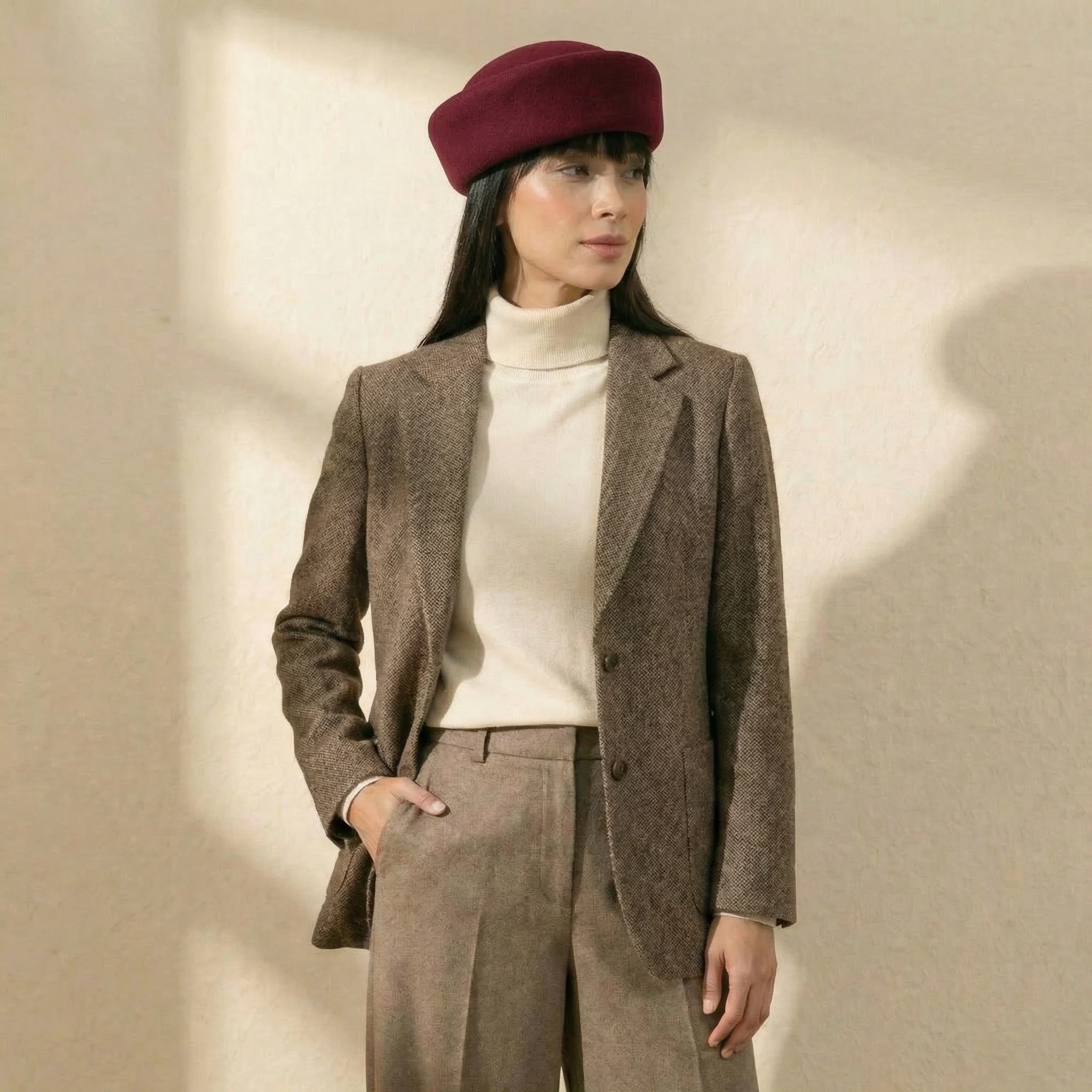 Béret Classique en Coton pour Femme | La Parisienne - Image 2