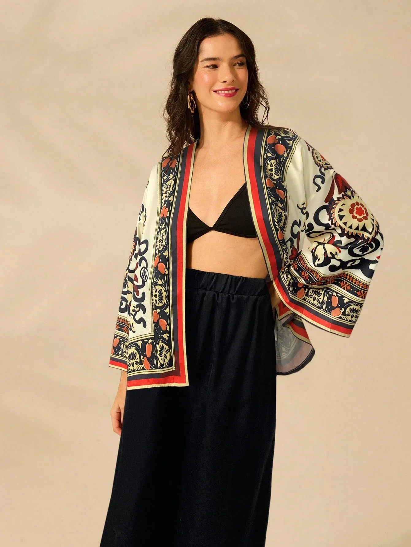 Kimono Ample Manche longue | La Parisienne - Image 2