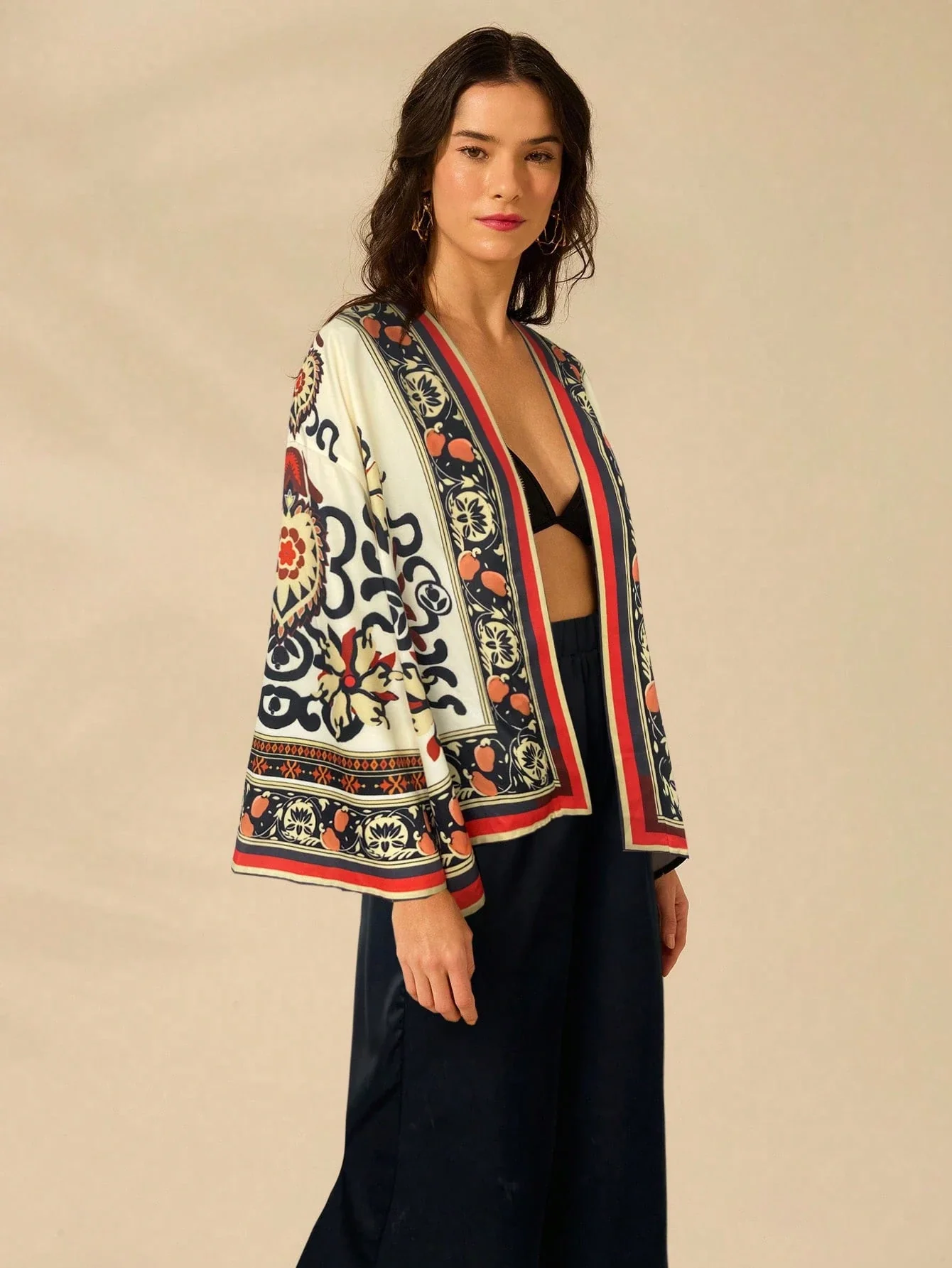 Kimono Ample Manche longue | La Parisienne - Image 3