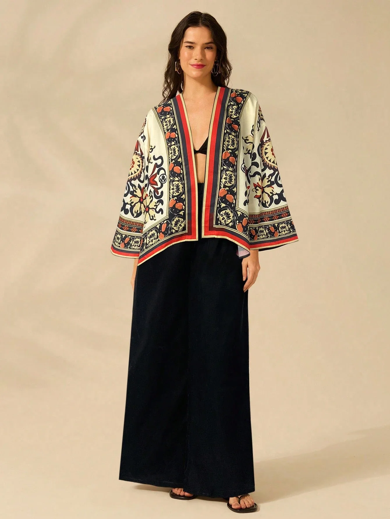 Kimono Ample Manche longue | La Parisienne - Image 4