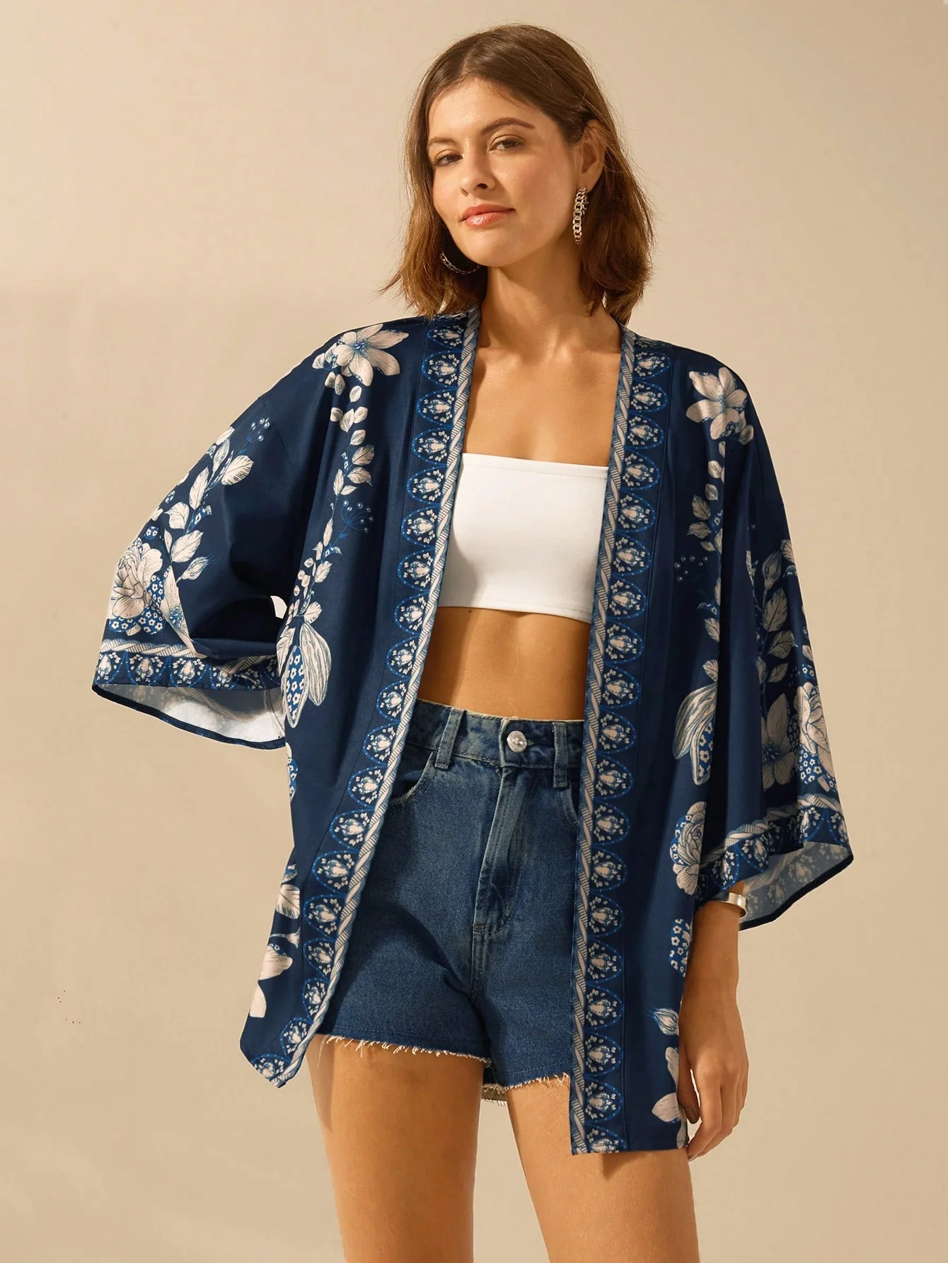 Kimono Ample Manche longue | La Parisienne - Image 4
