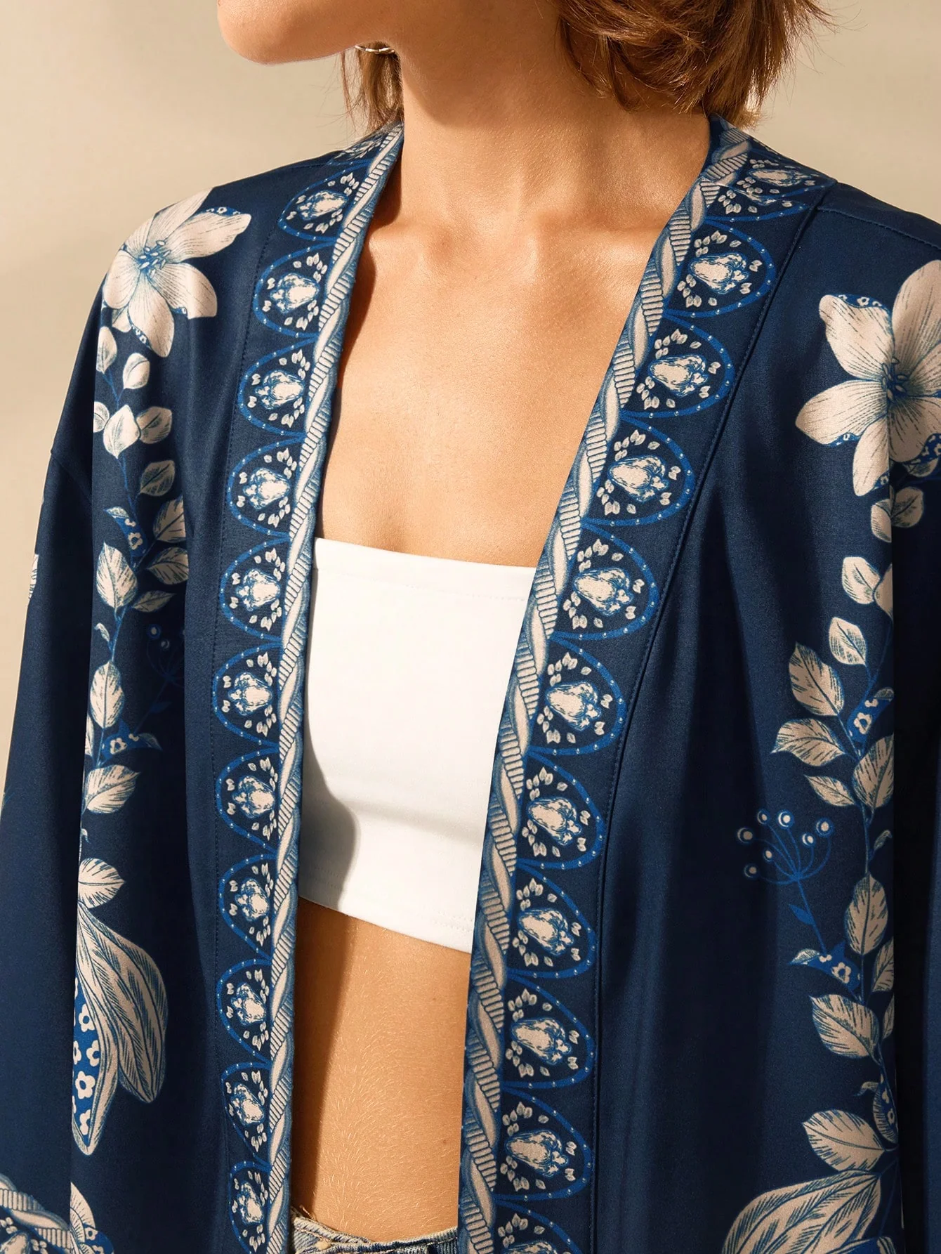 Kimono Ample Manche longue | La Parisienne - Image 6