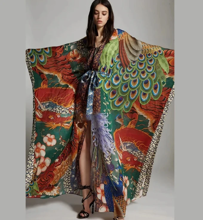 Kimono Phoenix Femme | La Parisienne - Image 4