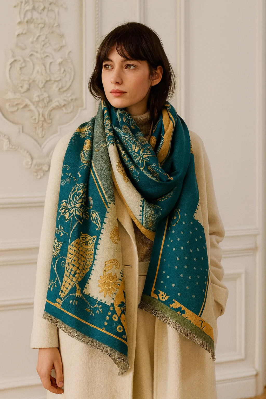 Écharpe Hiver Femme Quai-de-Seine | La Parisienne - Image 11
