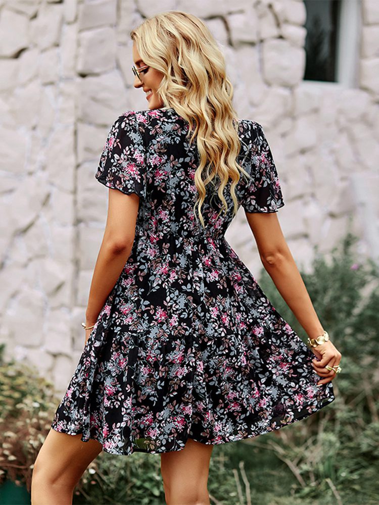 Robe Légère à Fleur Femme | La Parisienne - Image 6