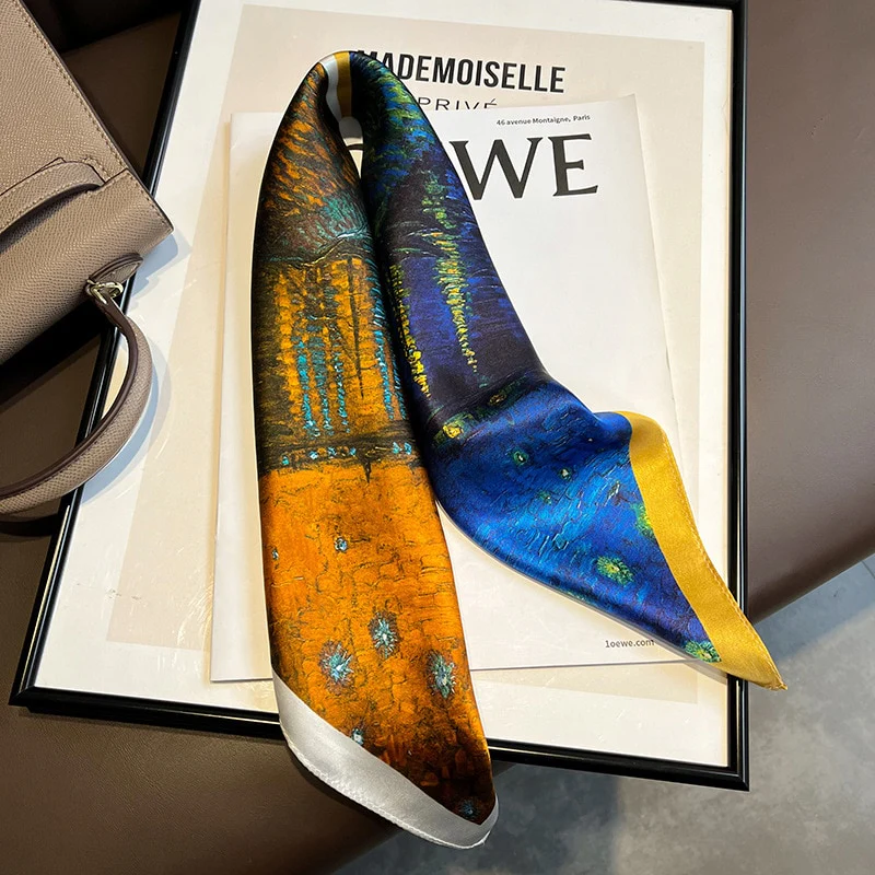 Carré 100% Soie Chic Femme | La Parisienne - Image 3