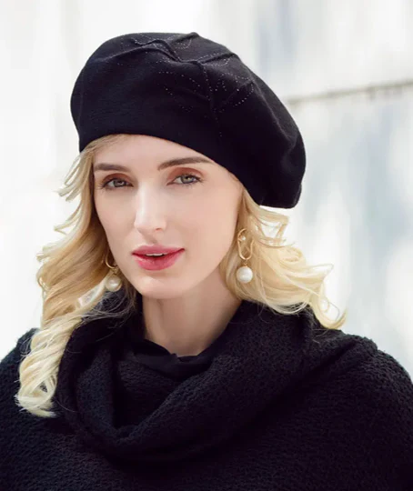 Béret Femme Chic 100% Cachemire | La Parisienne - Image 3