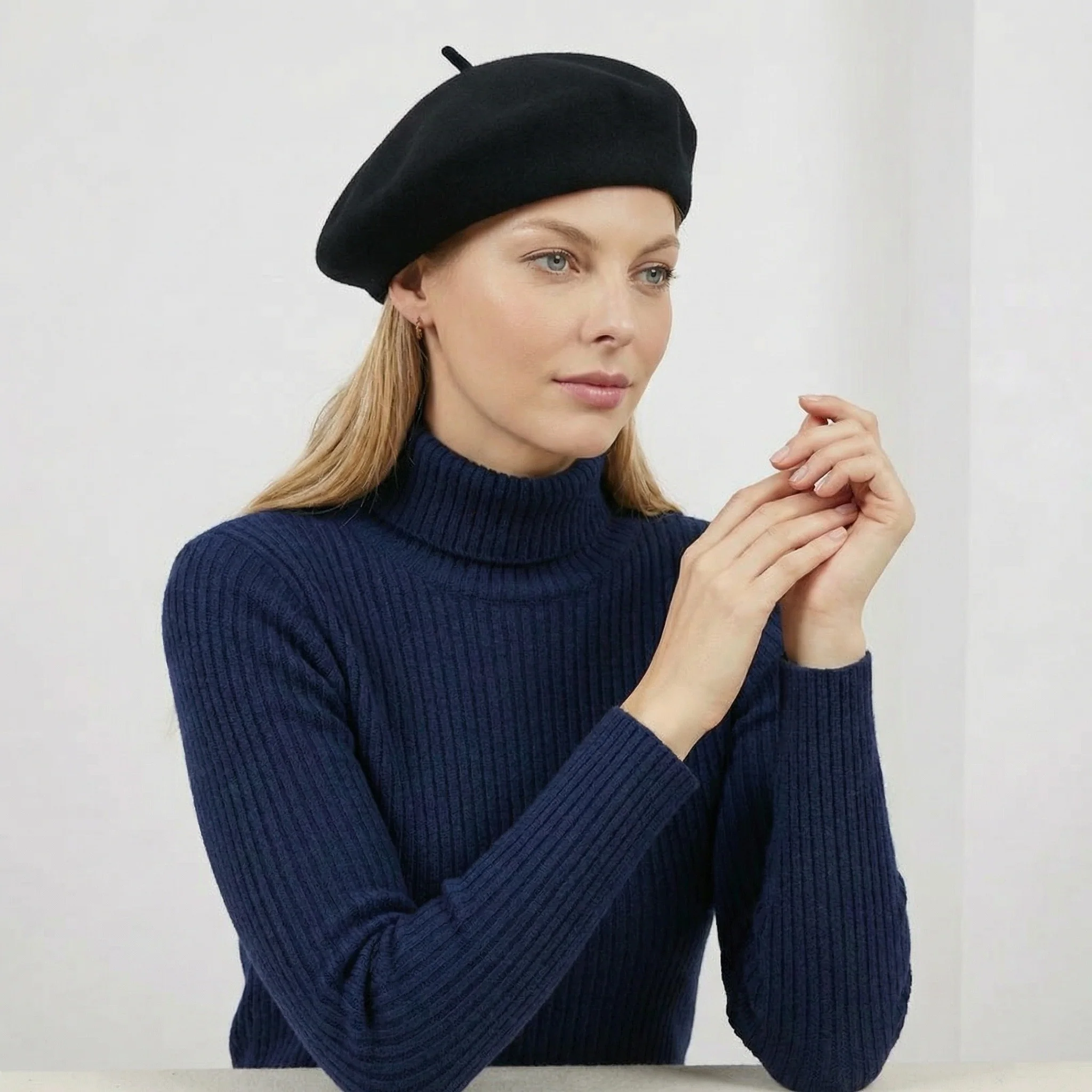 Béret Chic Femme 100% Laine Australienne | La Parisienne - Image 3
