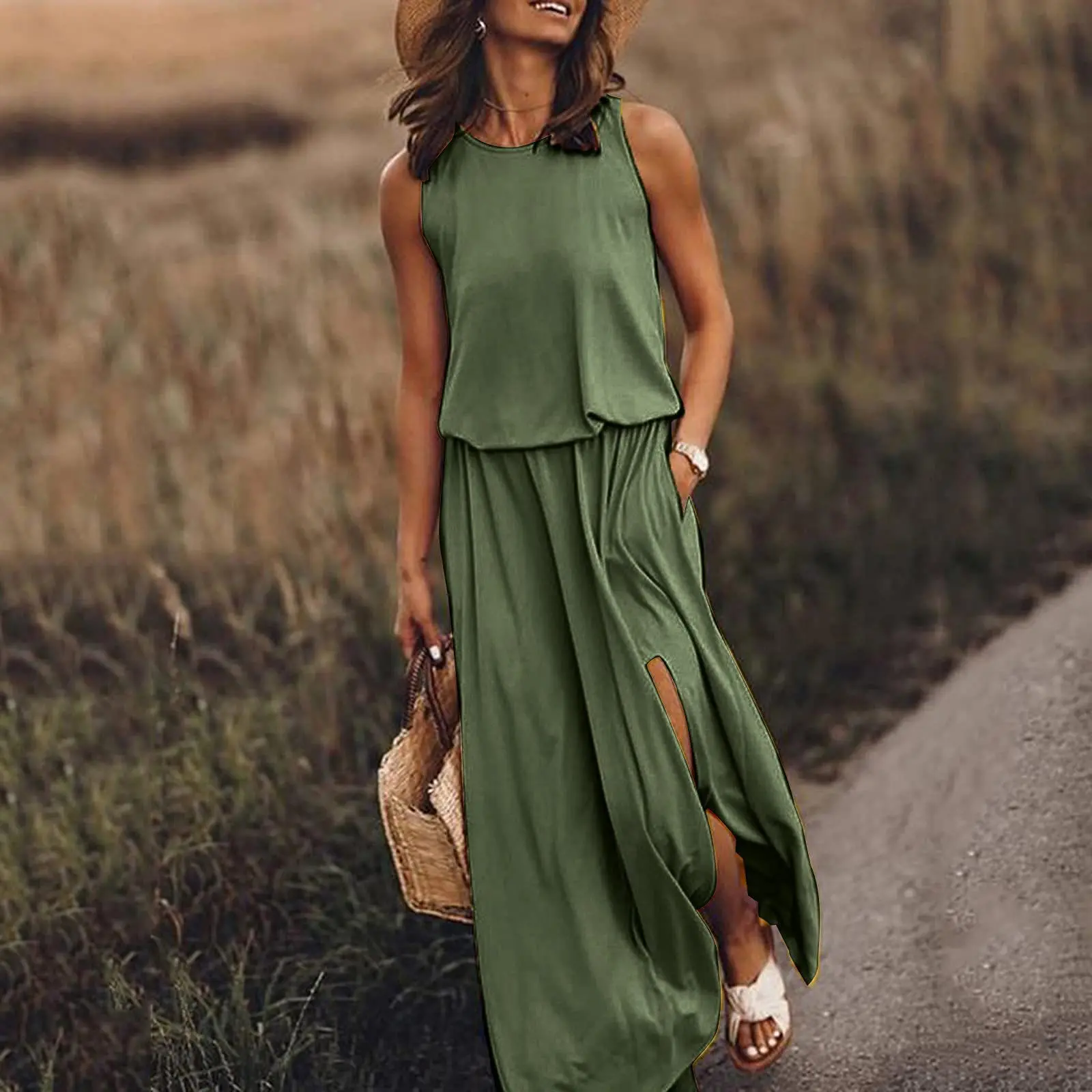 Robe Longue Sans Manches | La Parisienne - Image 3