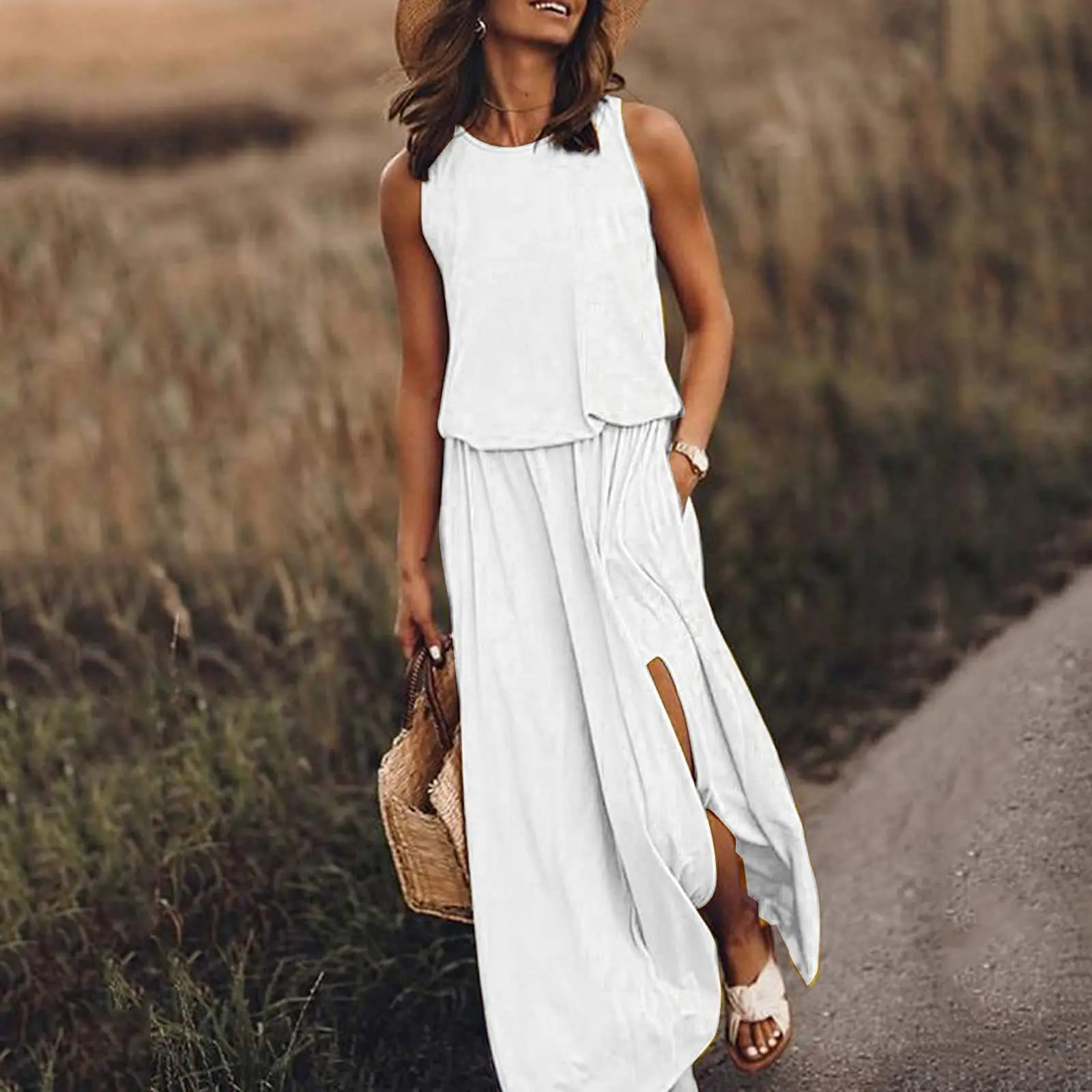 Robe Longue Sans Manches | La Parisienne - Image 4