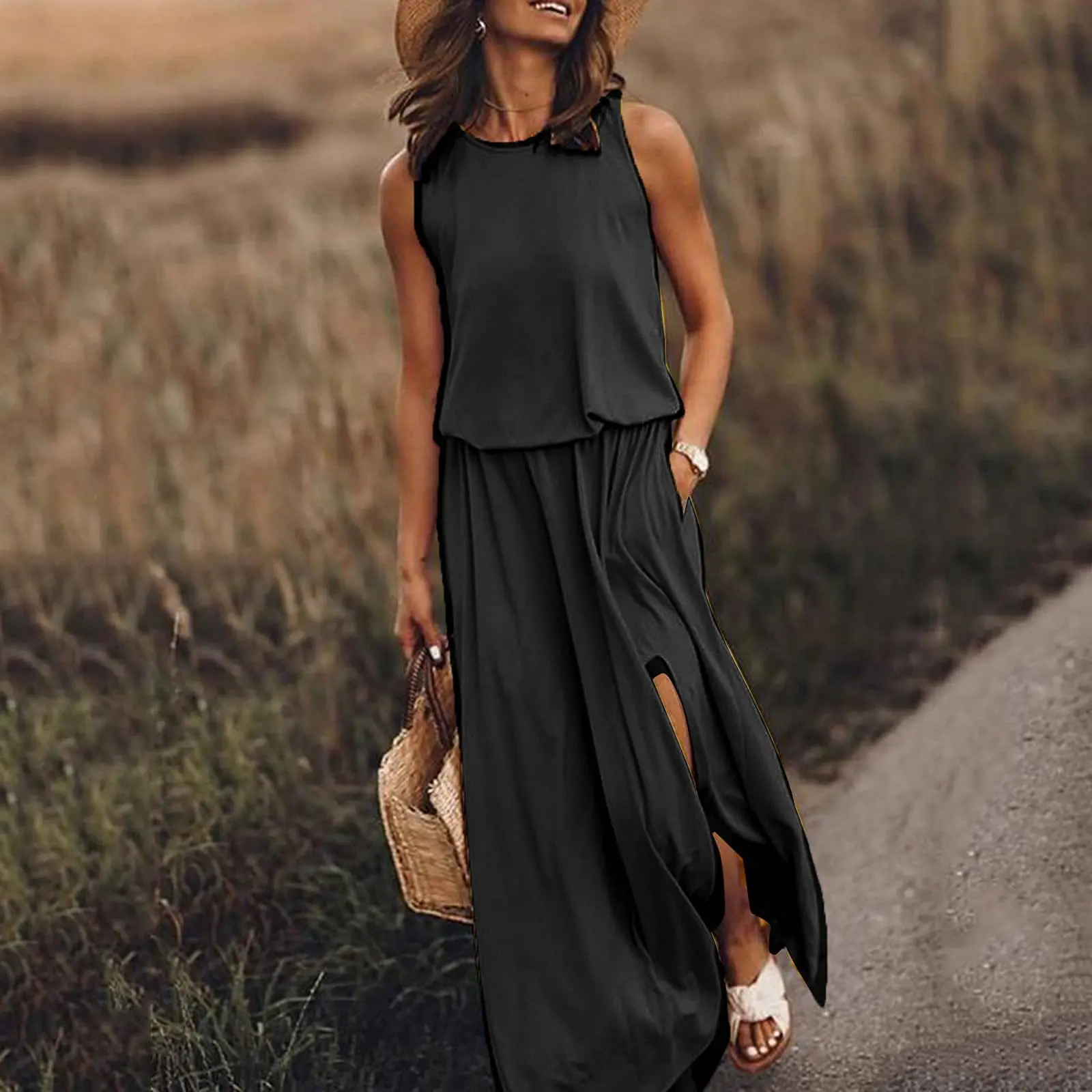 Robe Longue Sans Manches | La Parisienne - Image 6