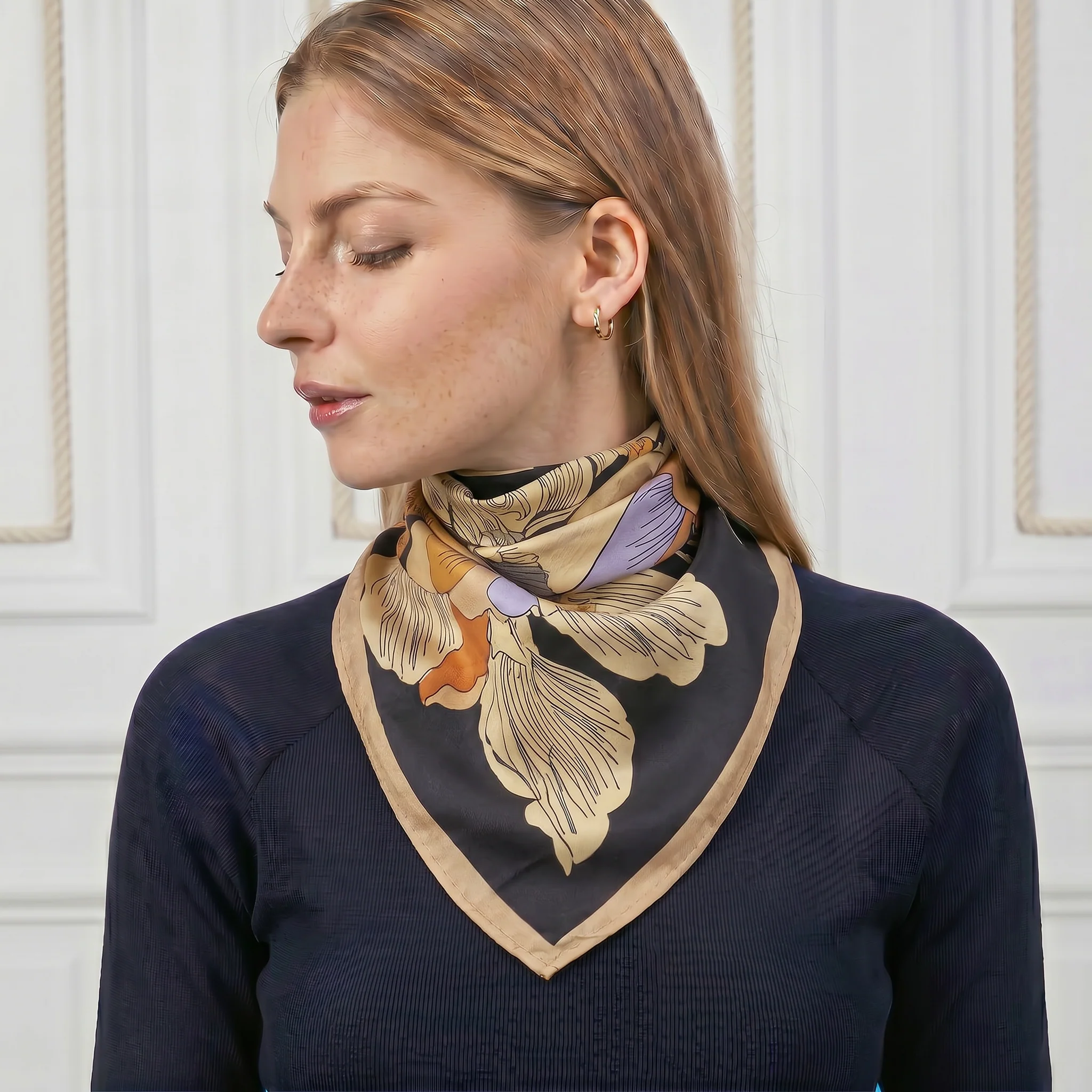Carré 100% Soie Signature | La Parisienne - Image 4