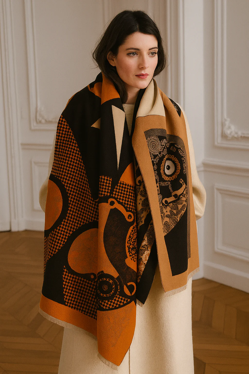 Écharpe Hiver Femme Opéra | La Parisienne - Image 2