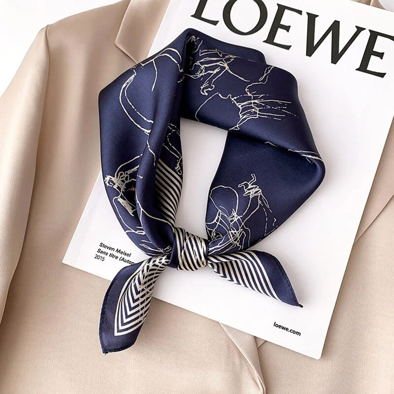 Carré 100% Soie Classique Femme | La Parisienne - Image 3