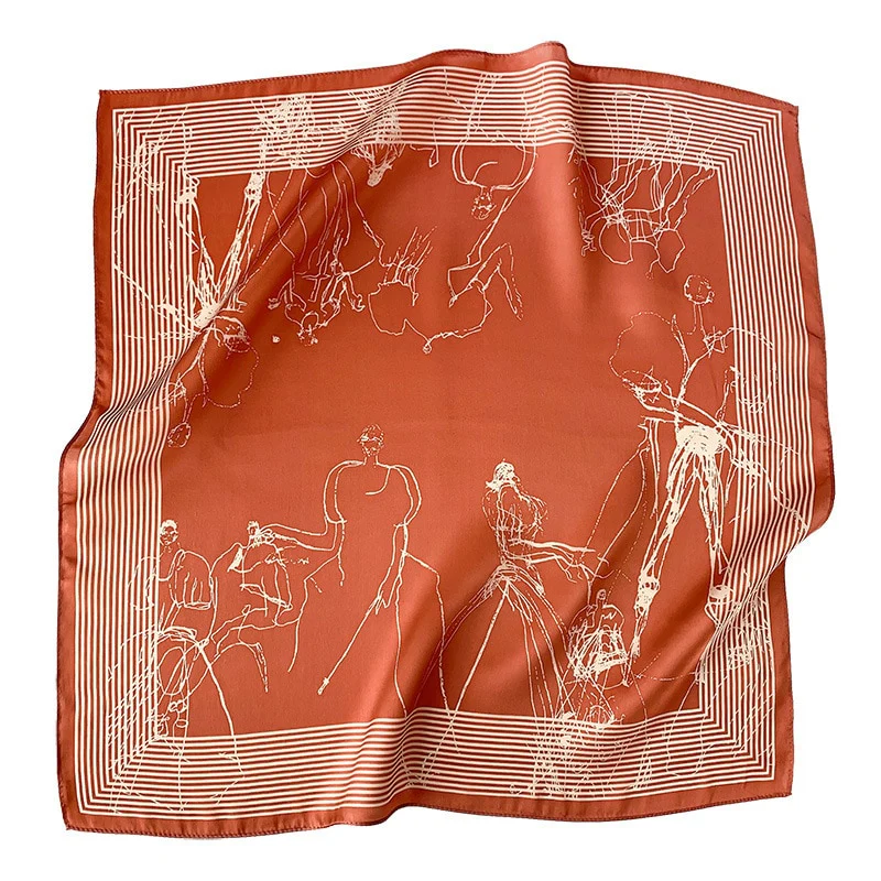 Carré 100% Soie Classique Femme | La Parisienne - Image 6