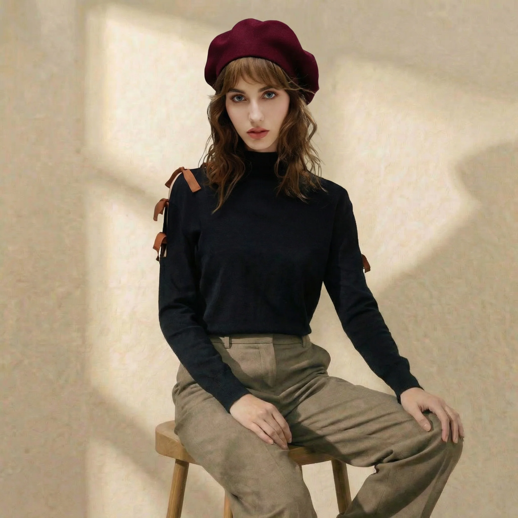 Béret Femme Classique Intemporel | La Parisienne - Image 2