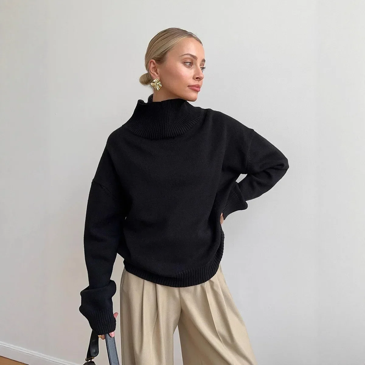 Pull Col Haut | La Parisienne - Image 3
