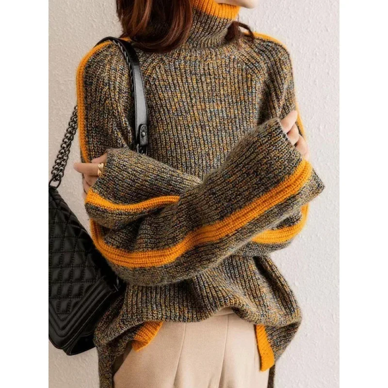 Pull Col Haut Tricoté Femme | La Parisienne - Image 3
