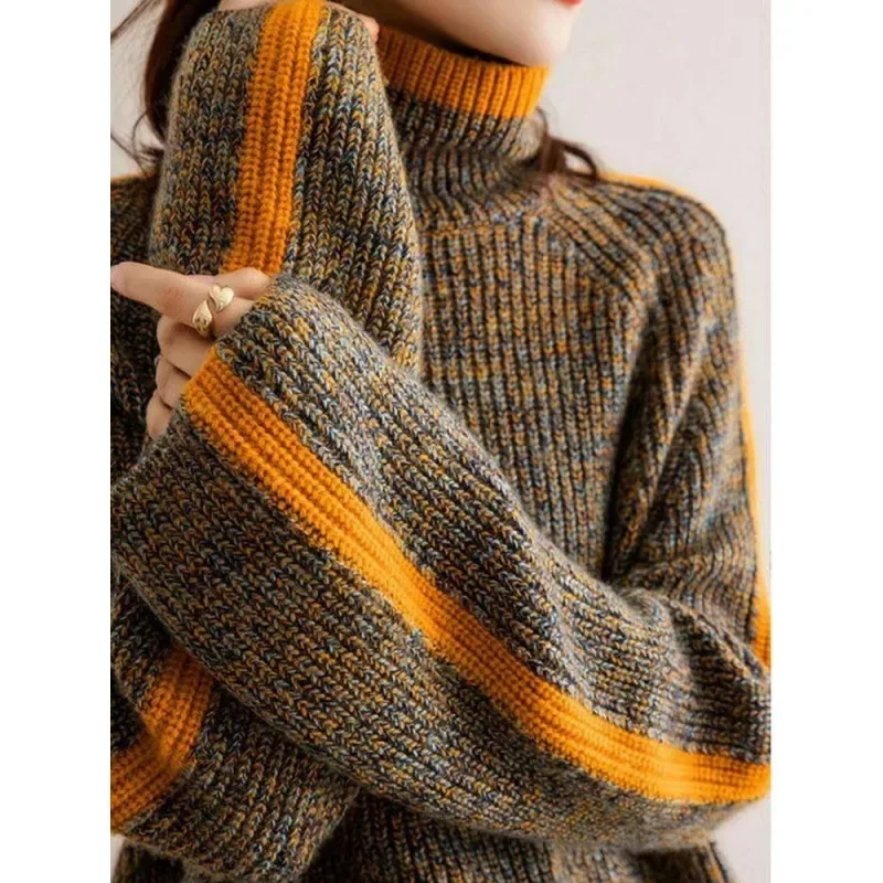 Pull Col Haut Tricoté Femme | La Parisienne - Image 4