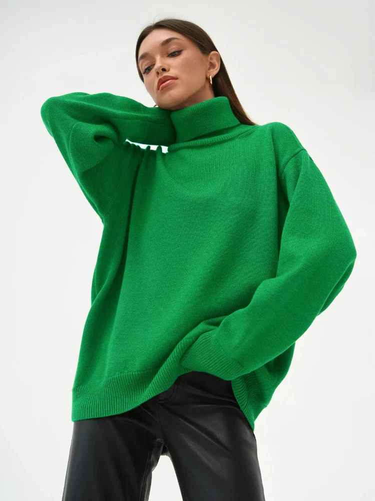 Pull Loose Femme Col Haut | La Parisienne - Image 3