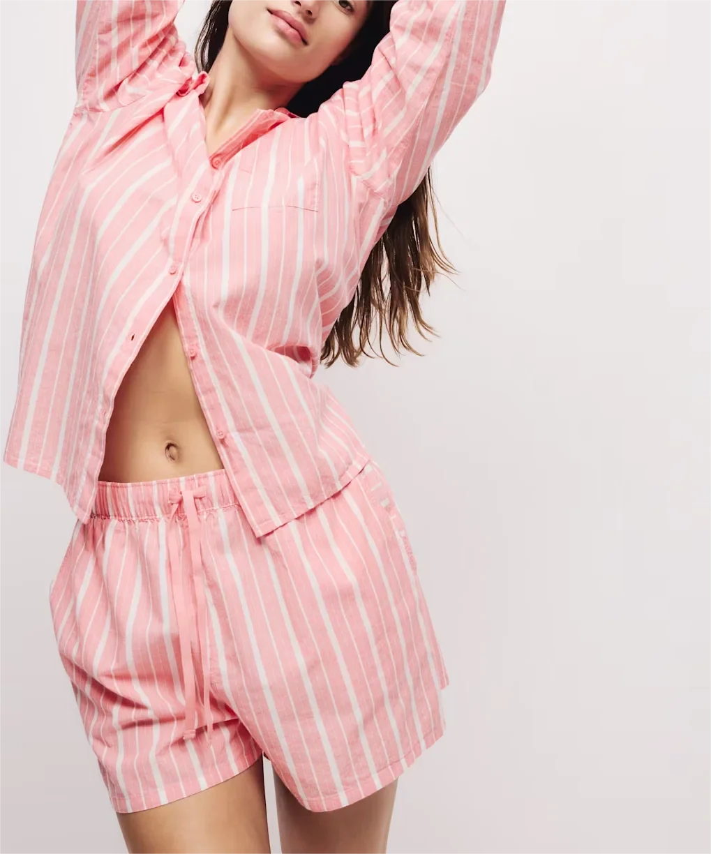 Pyjama Manche Longue & Short Court | La Parisienne - Image 3