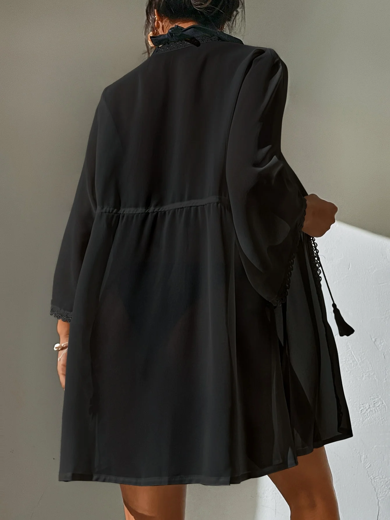 Kimono d'Été à Noeud | La Parisienne - Image 3