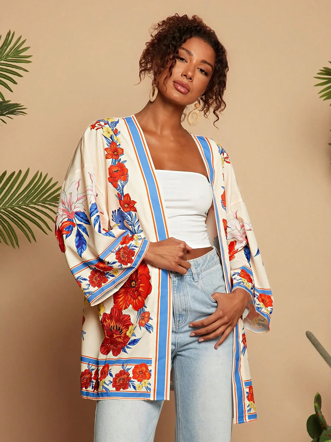 Kimono Ample Manche longue | La Parisienne - Image 2