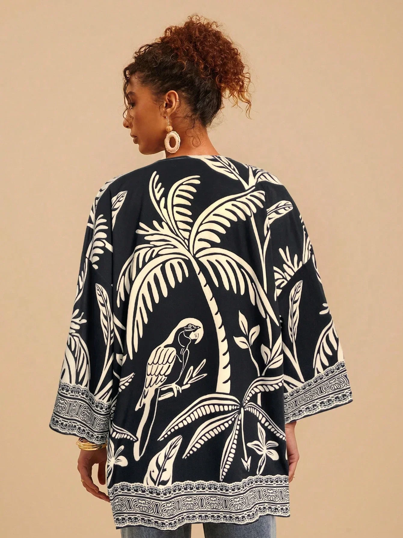 Kimono Ample Manche longue | La Parisienne - Image 4