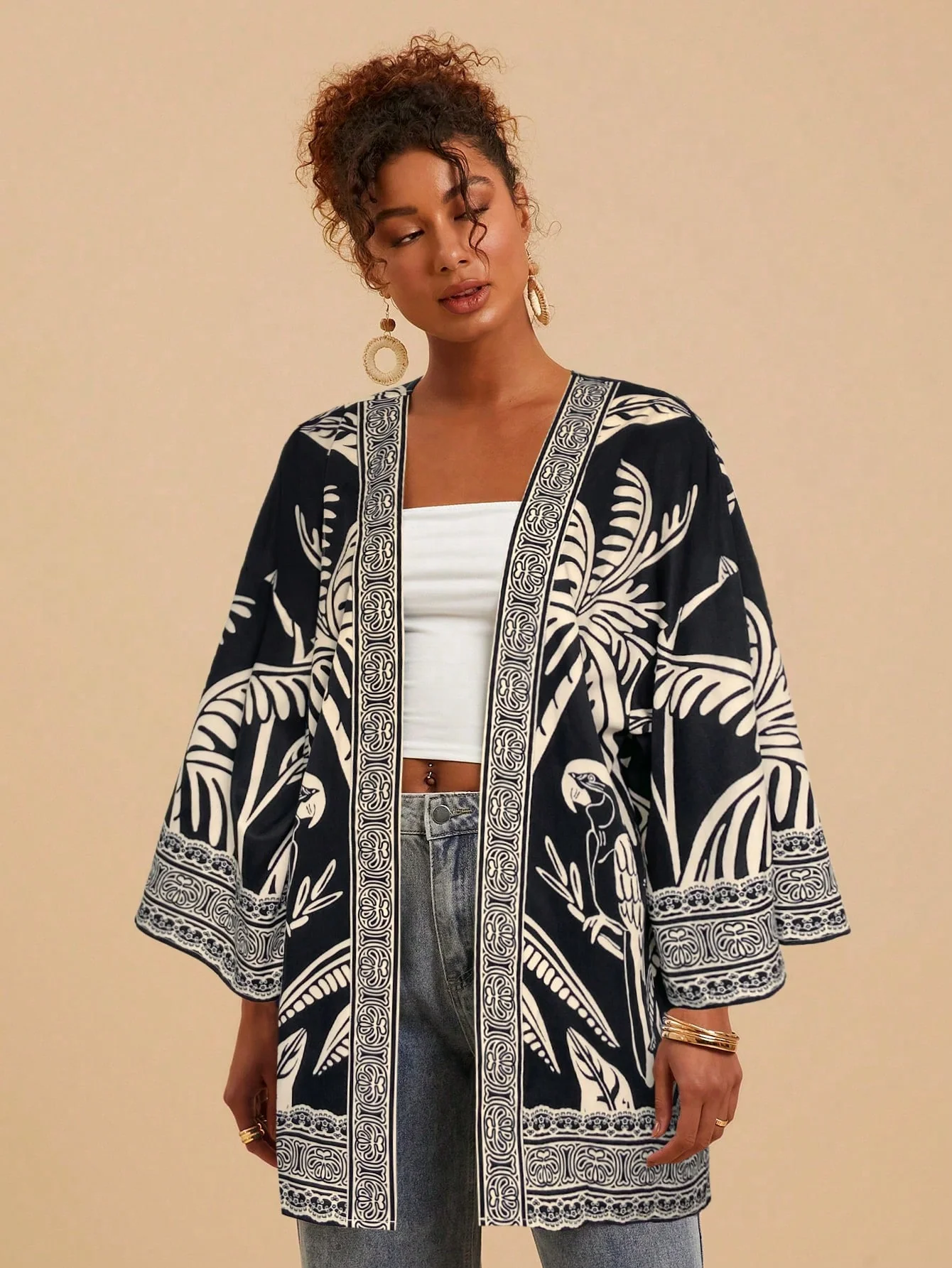 Kimono Ample Manche longue | La Parisienne - Image 5