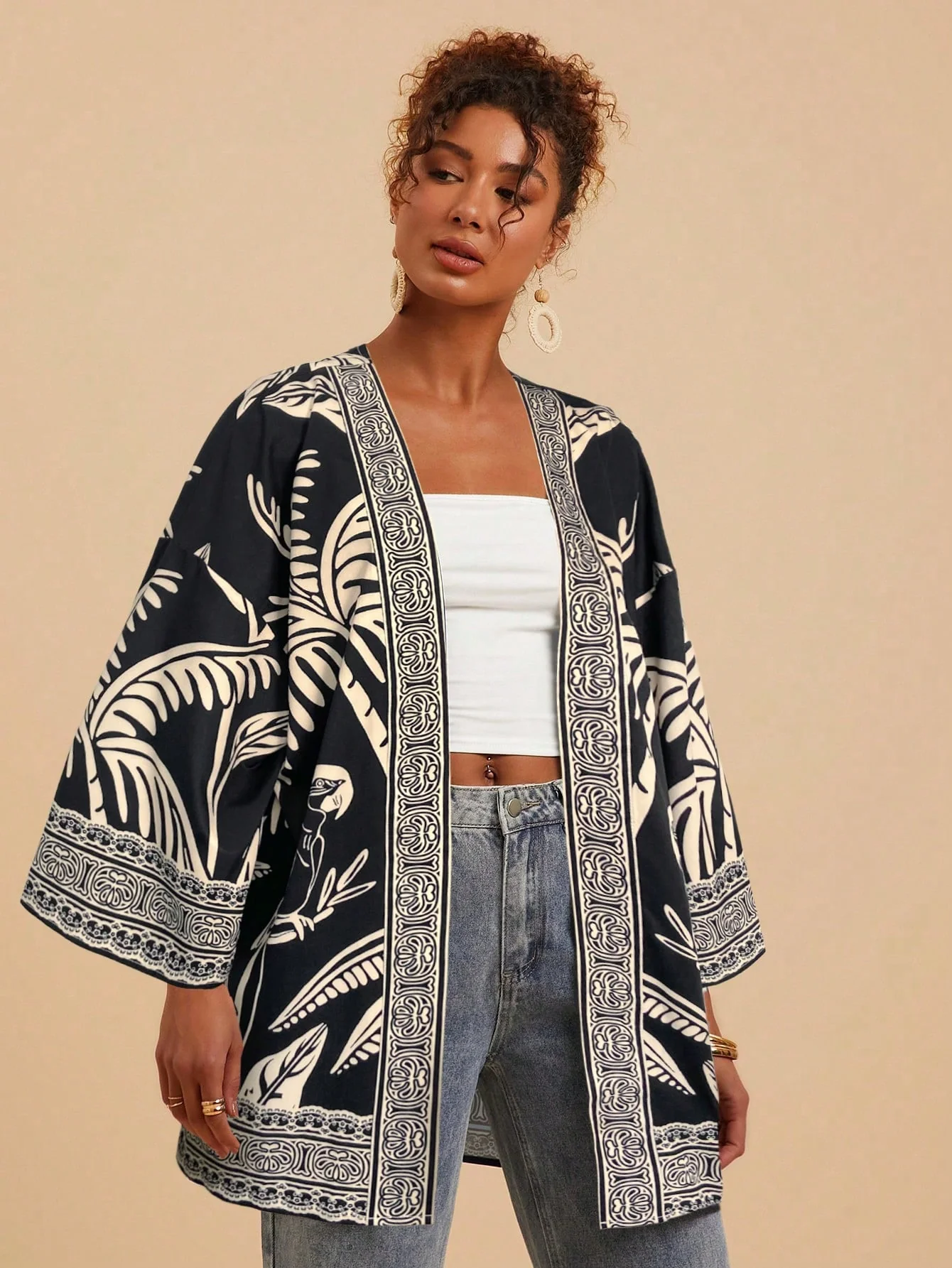 Kimono Ample Manche longue | La Parisienne - Image 6