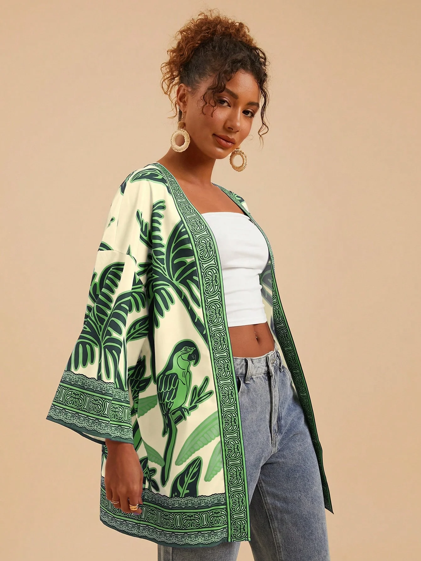 Kimono Ample Manche longue | La Parisienne - Image 2