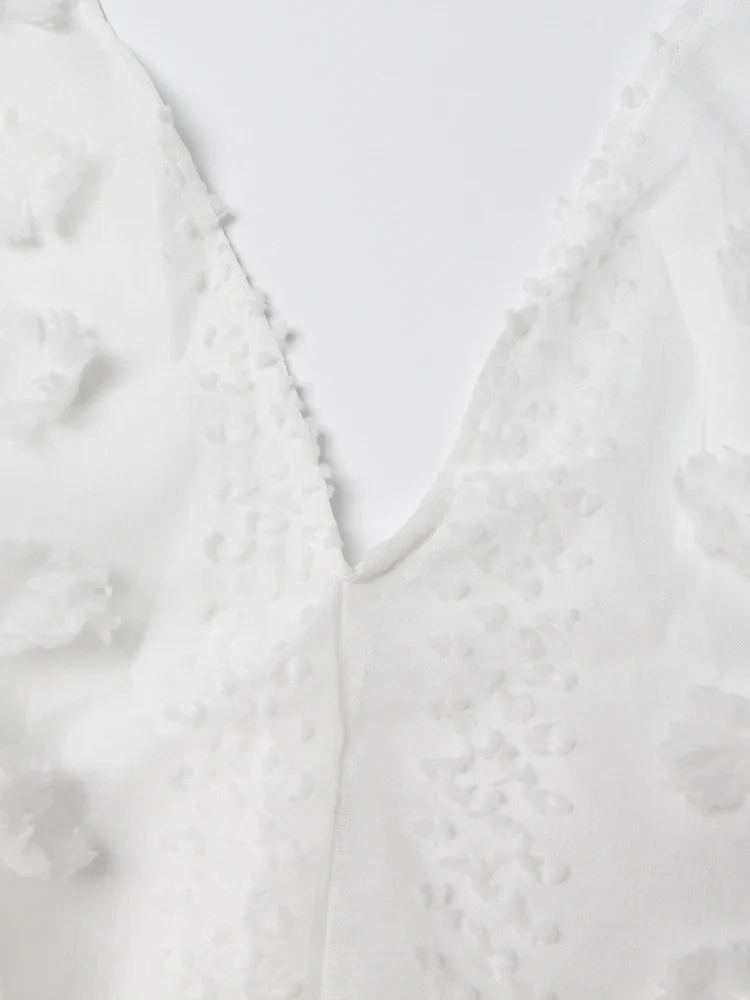 Robe Longue Élégante à Broderie | La Parisienne - Image 5
