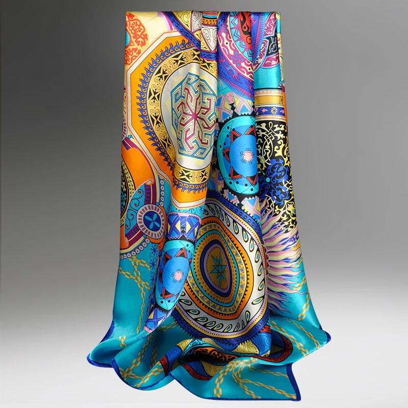 Foulard Bandana 100% Soie Femme | La Parisienne